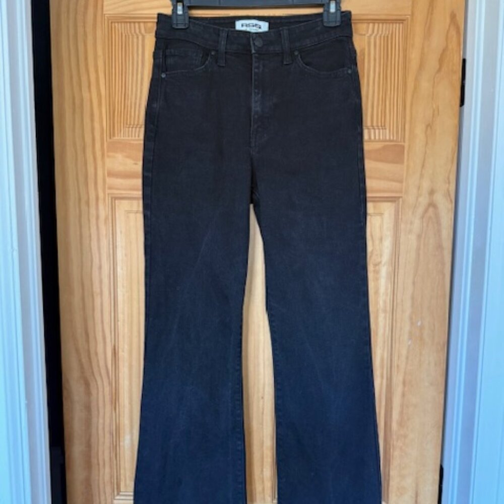 RSQ High Rise Flare Jeans Black 26 Women’s